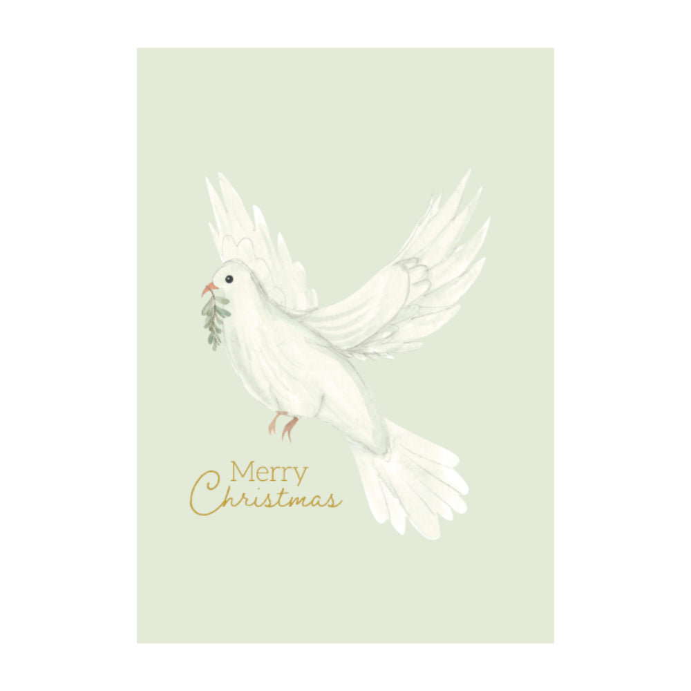 Christmas Greeting Card - Christmas Dove